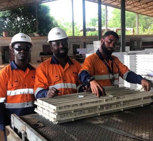 Discoverer Core Trays in use in Africa