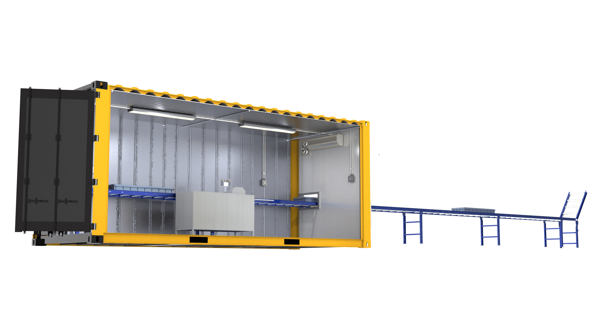 Core Cutting Container Render 3