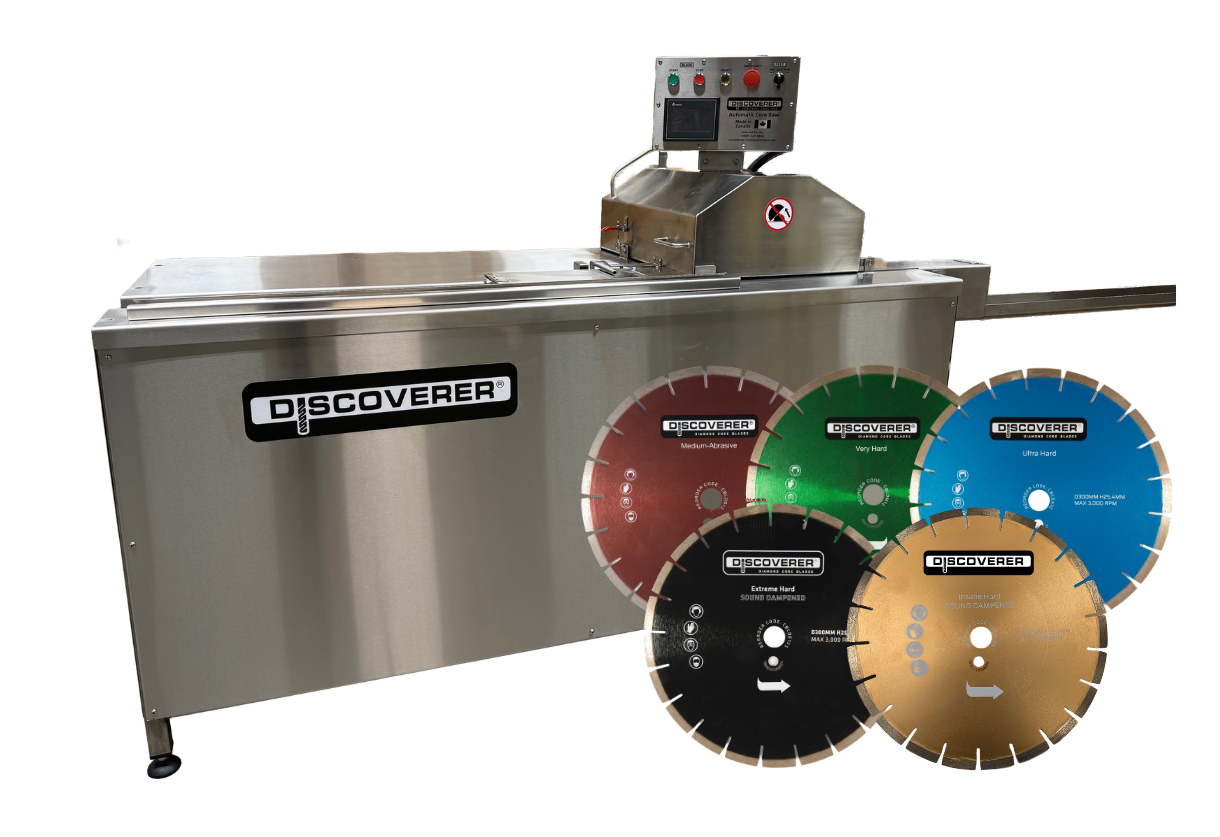 Discoverer Diamond Core Cutting Blades transp