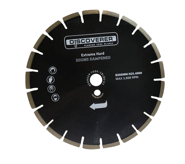 Discoverer Core Saw Blade Sound Dampened