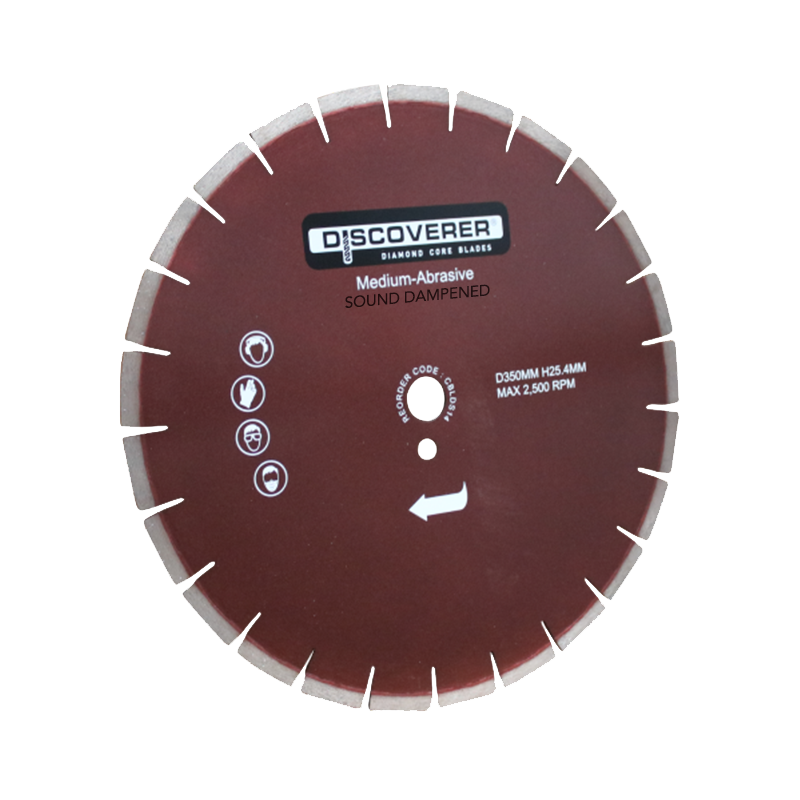 Discoverer Core Saw Blade Sound Dampened