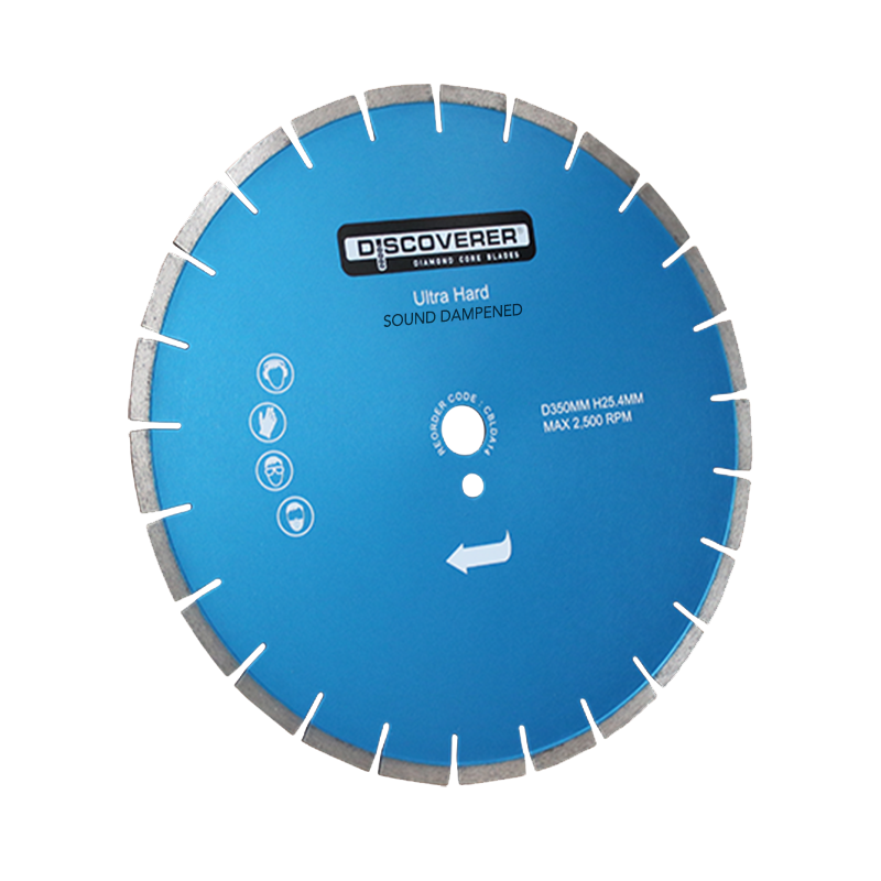 Discoverer Core Saw Blade Sound Dampened