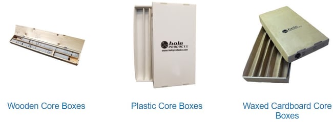 Hole Products Core Box Range