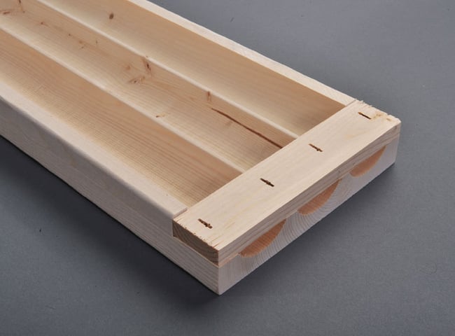 Wooden Core Sample Box