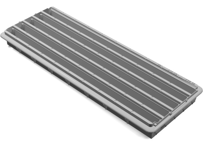Plastic core tray